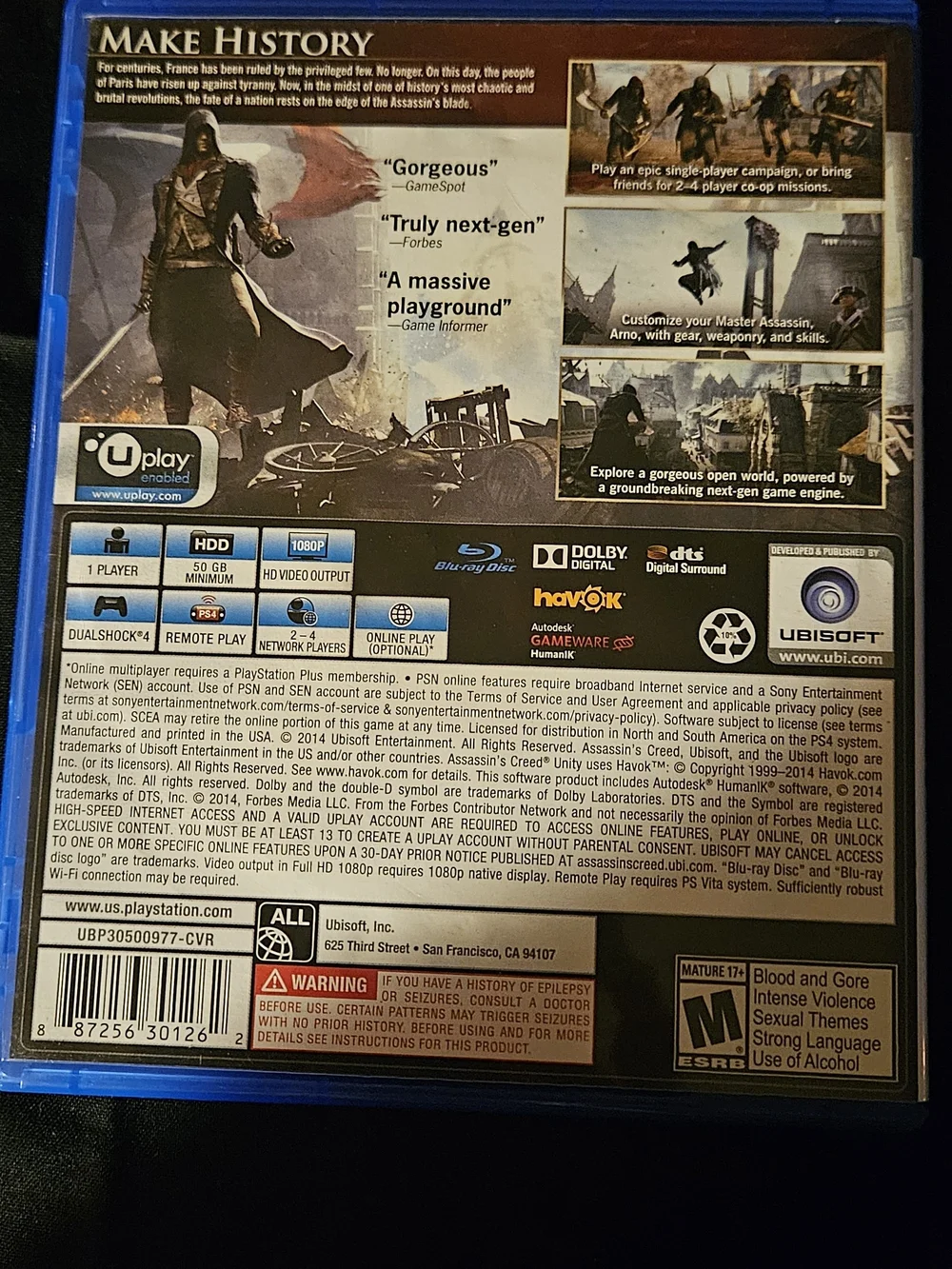 Sony no scratches